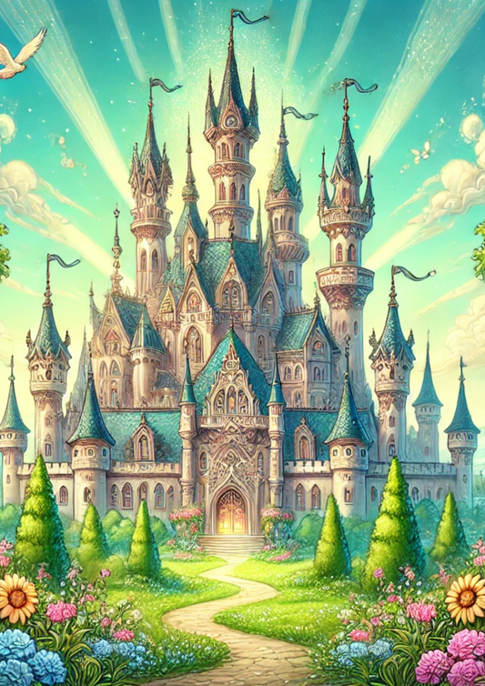 Sticker Sheet – Castle Watercolor Full Cat. No. 2726