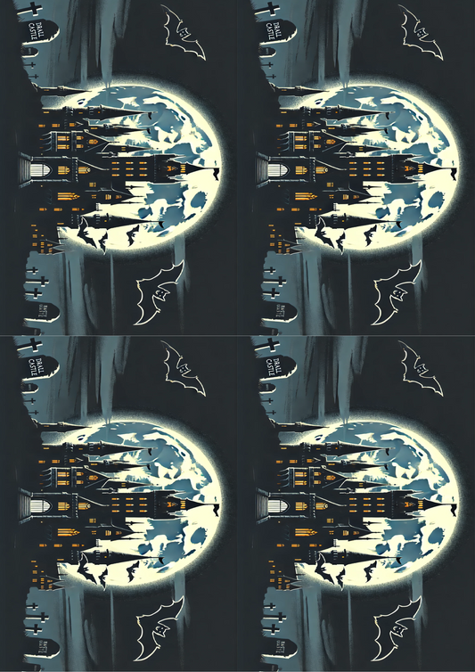 Sticker Sheet Dracula's Castle Collage Cat. No. 1656