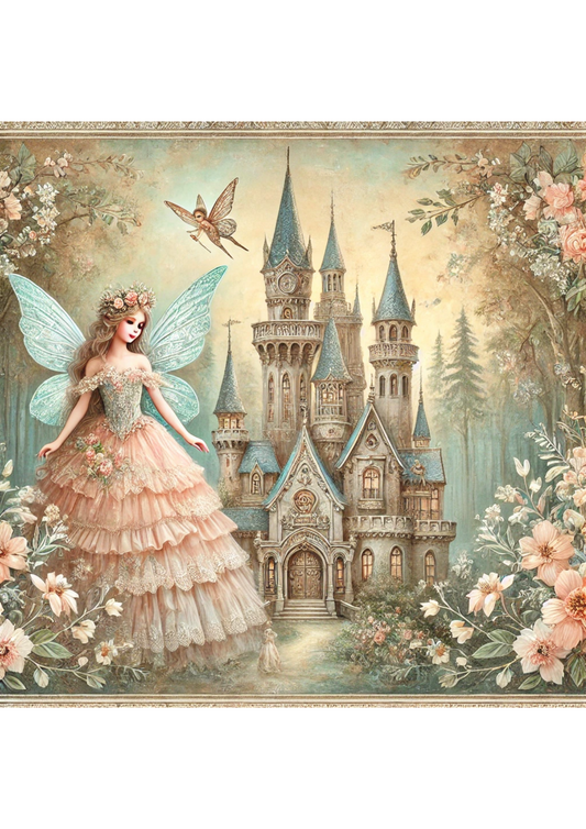 Sticker Sheet – Castle and Princess Shabby Chic Full Cat. No. 2930