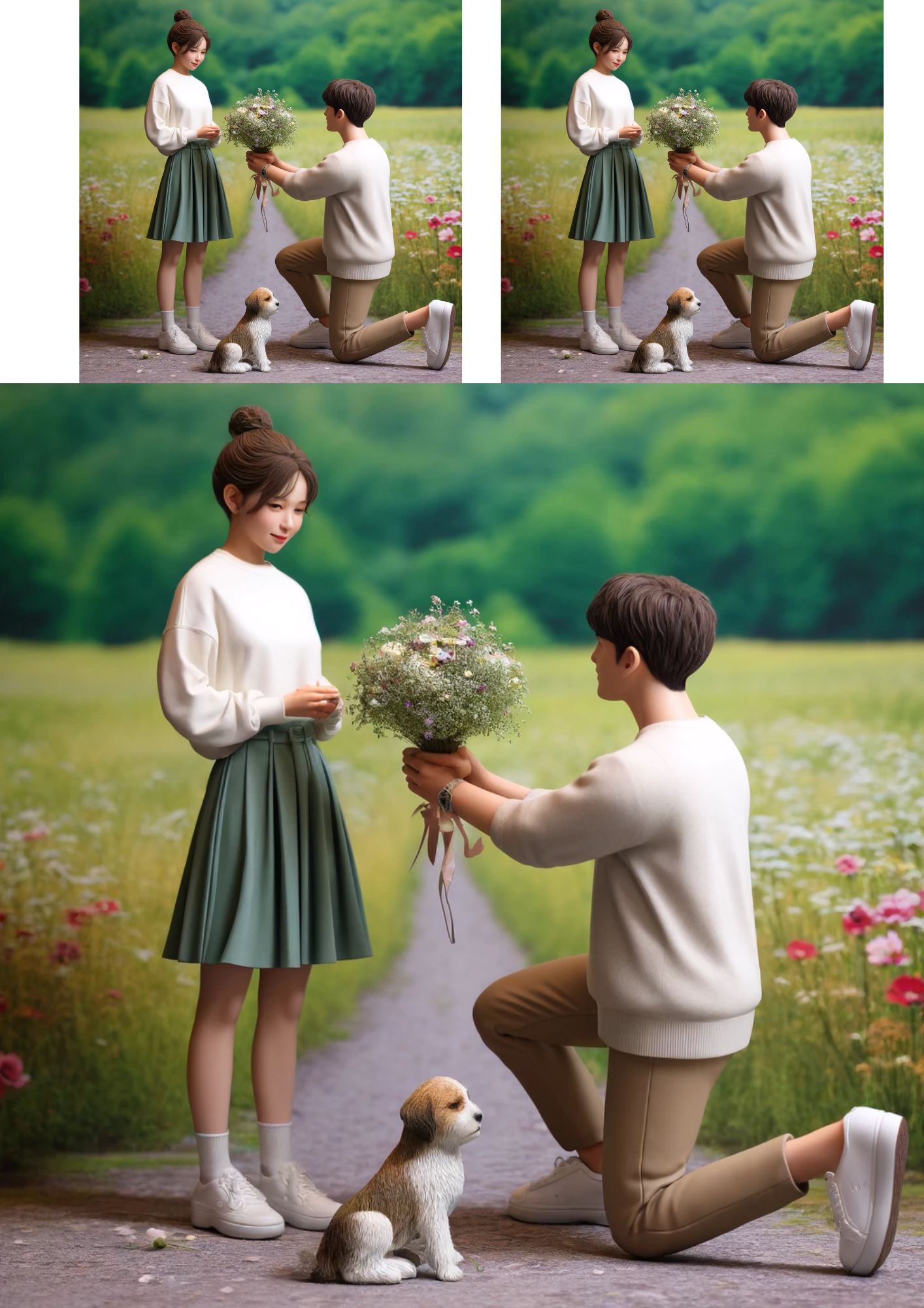 Sticker Sheet / Greeting Card – Engagement Cat. No. 486