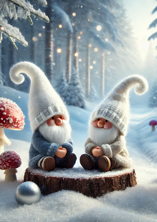 Sticker Sheet Gnomes In Snow Full Cat. No. 1488