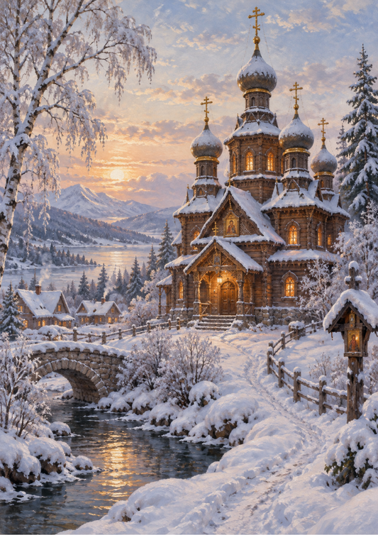 Sticker Sheet / Greeting Card – Winter Sanctuary Full Cat. No 10505