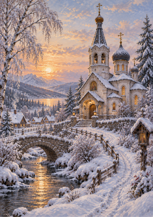 Sticker Sheet / Greeting Card – Winter Sanctuary Full Cat. No 10506