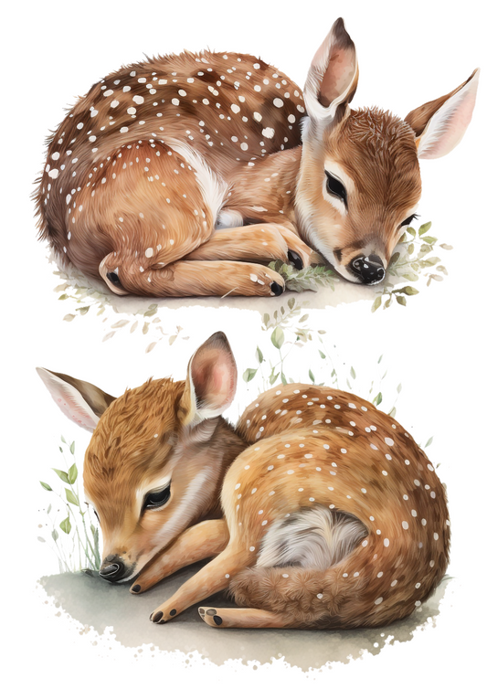 Sticker Sheet – Little Deer Collage Cat. No. 4357