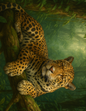 Wall Art Poster / Greeting Card / Sticker Sheet – Leopard Full Cat. No. 4610