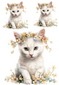 Wall Art Poster / Greeting Card / Sticker Sheet – Little Kitten Collage Cat. No. 4680