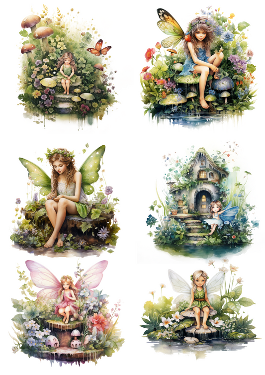 Sticker Sheet – Fairy Forest Collage Cat. No. 4807