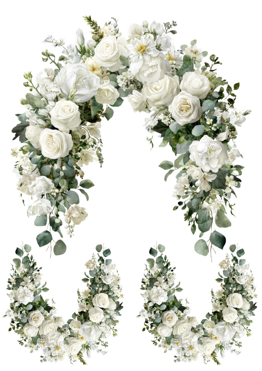 Sticker Sheet – Wedding Garlands Collage Cat. No. 4871