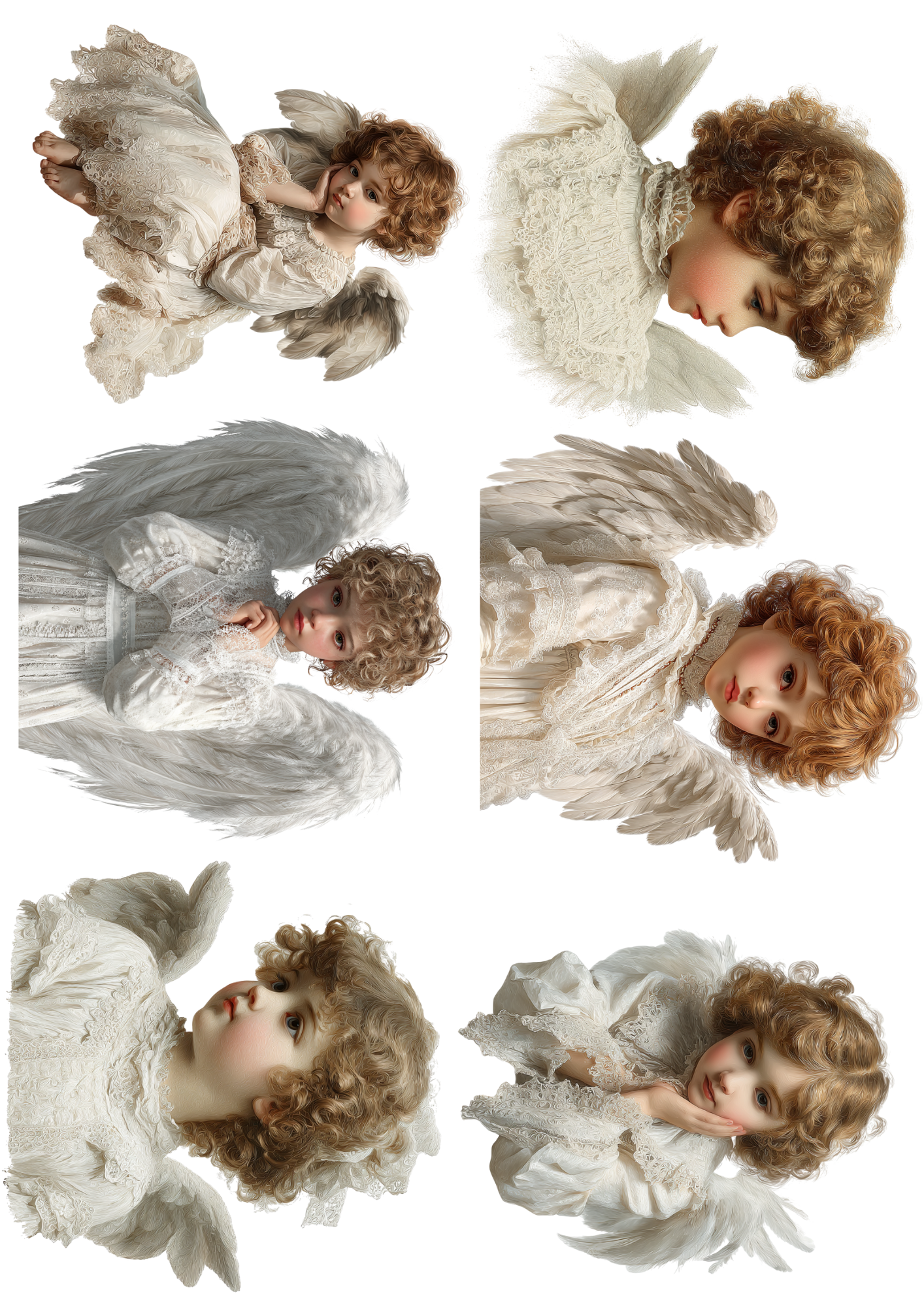 Sticker Sheet Angel Collage Cat. No. 5102