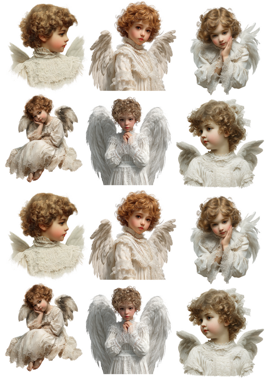 Sticker Sheet Angel Collage Cat. No. 5103