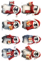 Sticker Sheet Penguins With Christmas Gifts Collage Cat. No. 5108