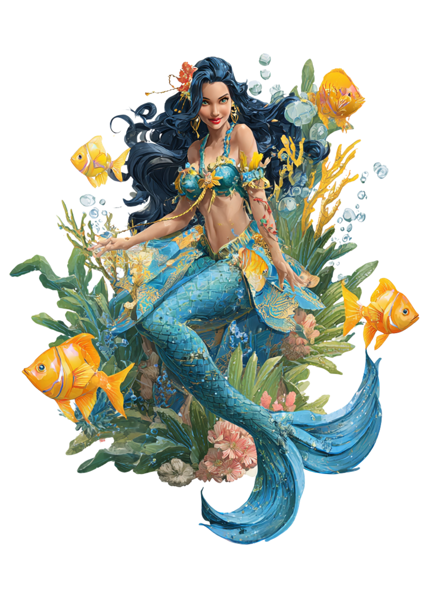 Sticker Sheet Mermaid Full Cat. No. 5127