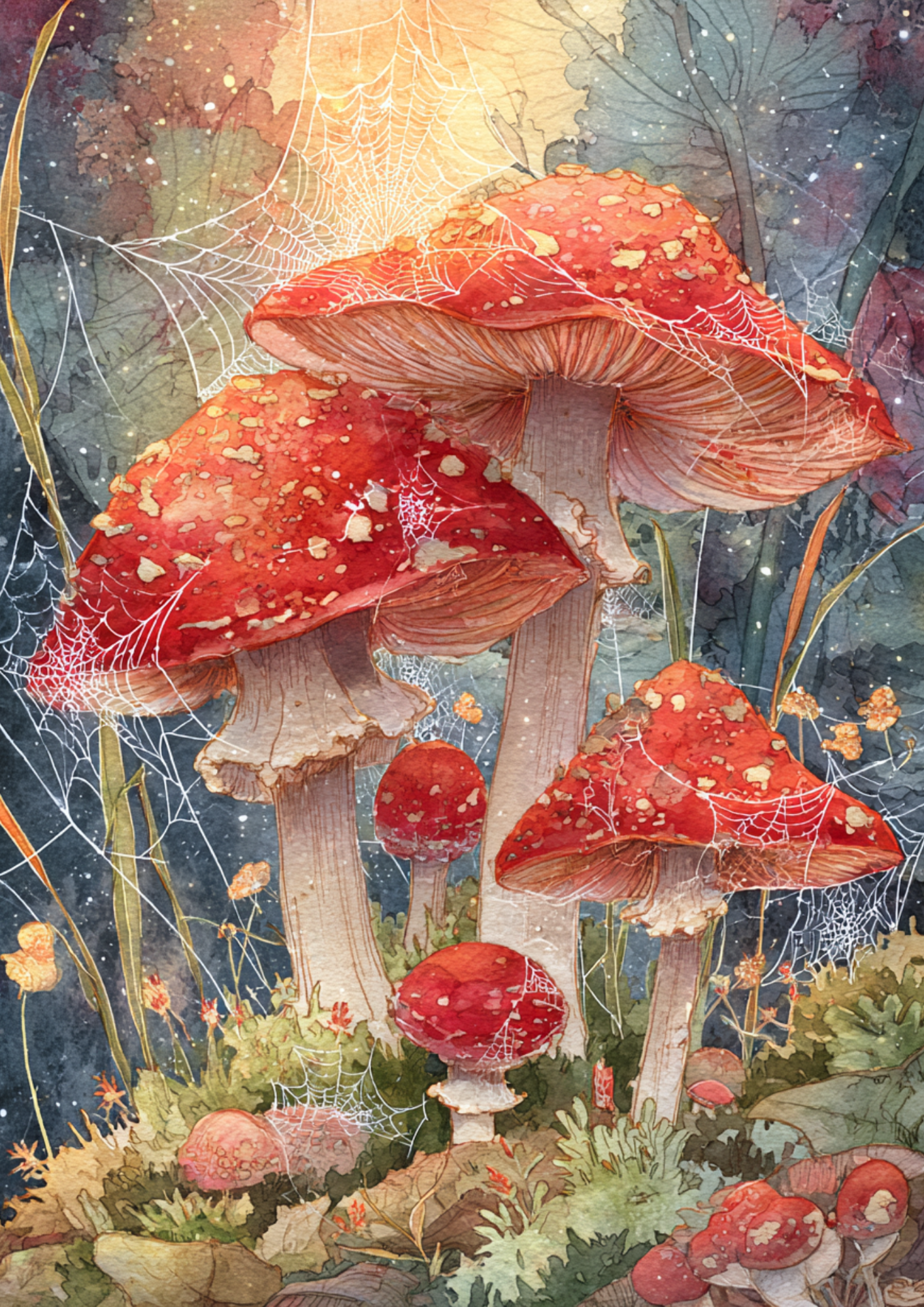 Sticker Sheet Toadstools Full Cat. No. 5144