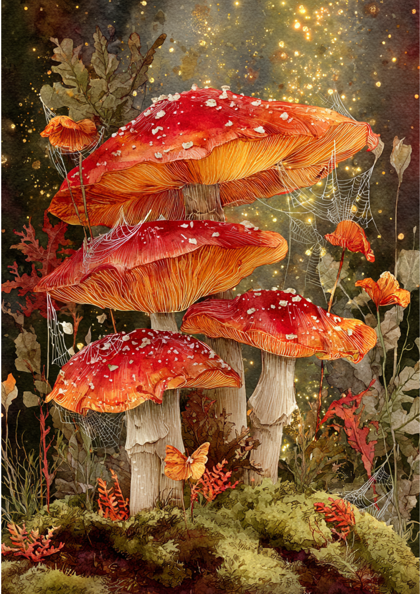 Sticker Sheet Toadstools Full Cat. No. 5145