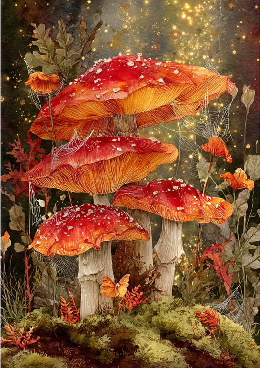 Sticker Sheet Toadstools Full Cat. No. 5145