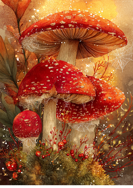 Sticker Sheet Toadstools Full Cat. No. 5146