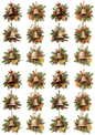 Wall Art Poster / Greeting Card / Sticker Sheet – Rustic Christmas Bells Collage Cat. No. 5204