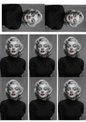 Wall Art Poster / Greeting Card / Sticker Sheet – Marilyn Monroe Collage Cat. No. 5232
