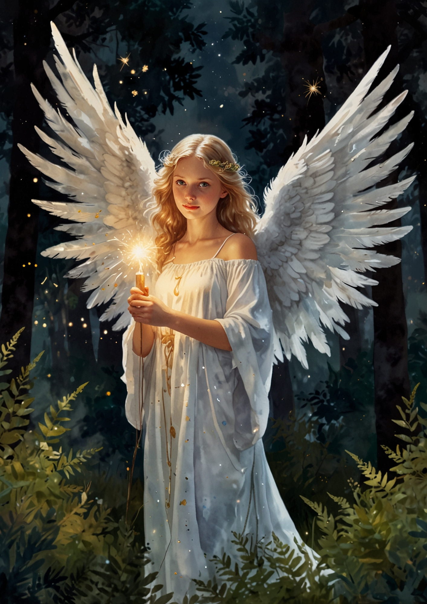 Sticker Sheet / Greeting Card – Angel Full Cat. No. 5235