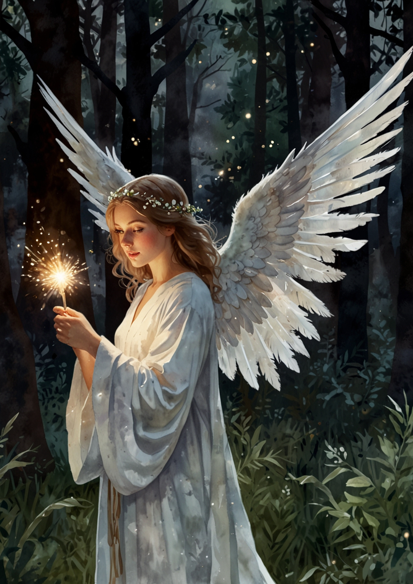 Sticker Sheet / Greeting Card – Angel Full Cat. No. 5236