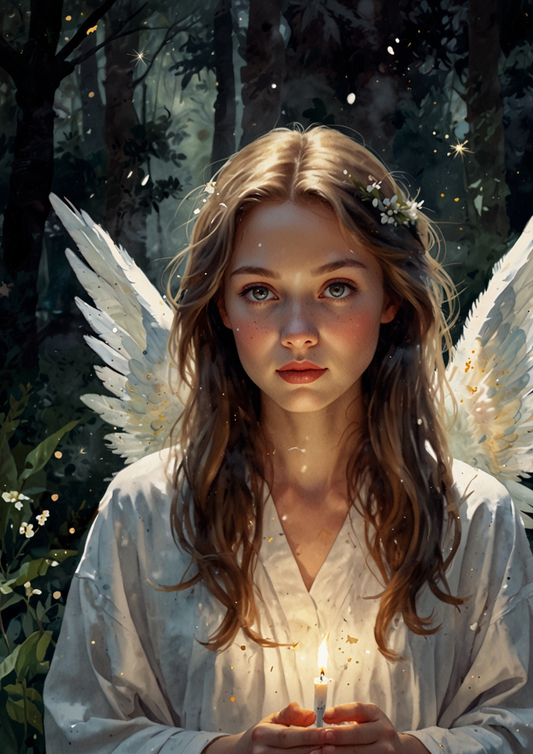 Sticker Sheet / Greeting Card – Angel Full Cat. No. 5237