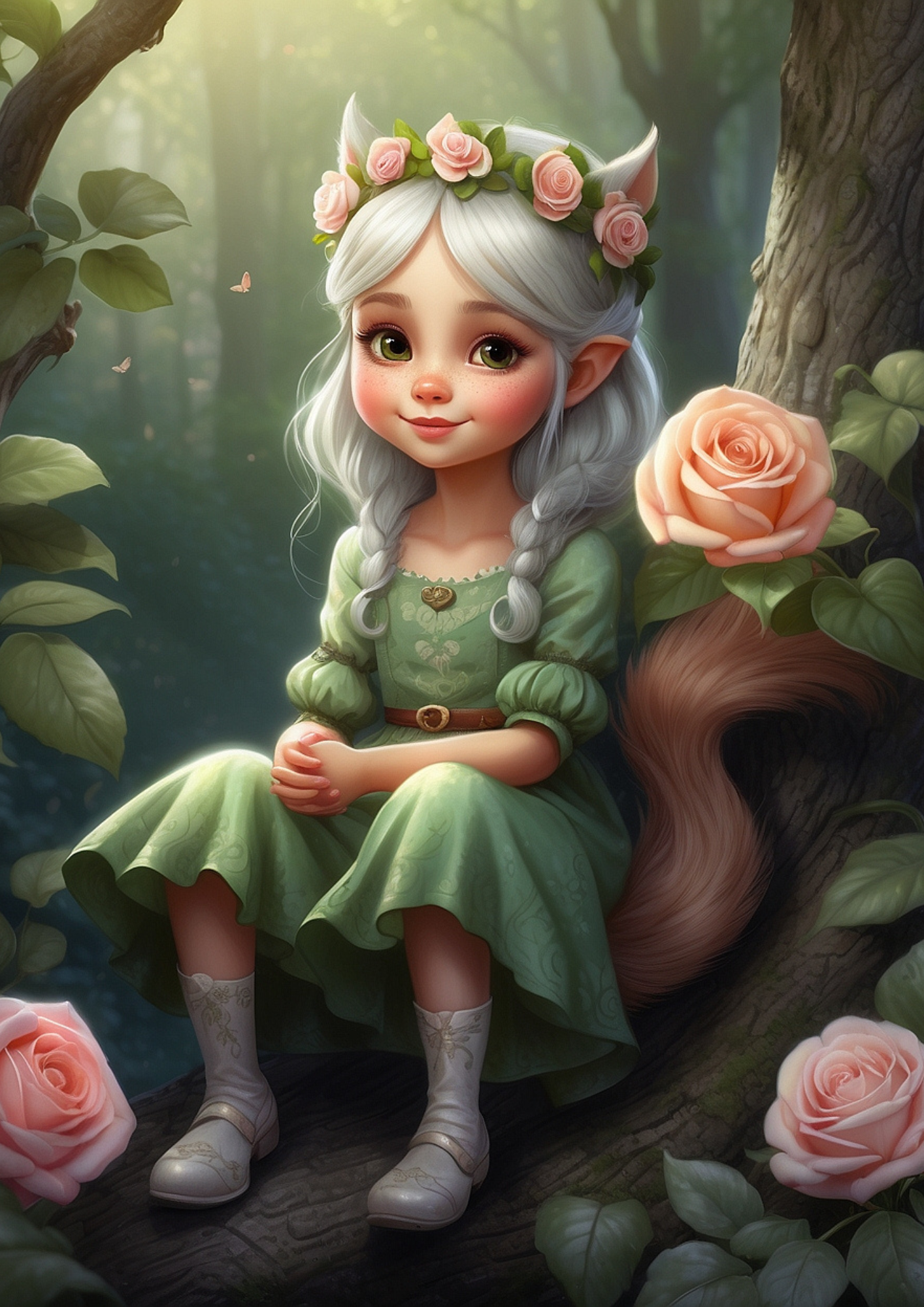 Sticker Sheet / Greeting Card – Forest Elf Full Cat. No. 5259
