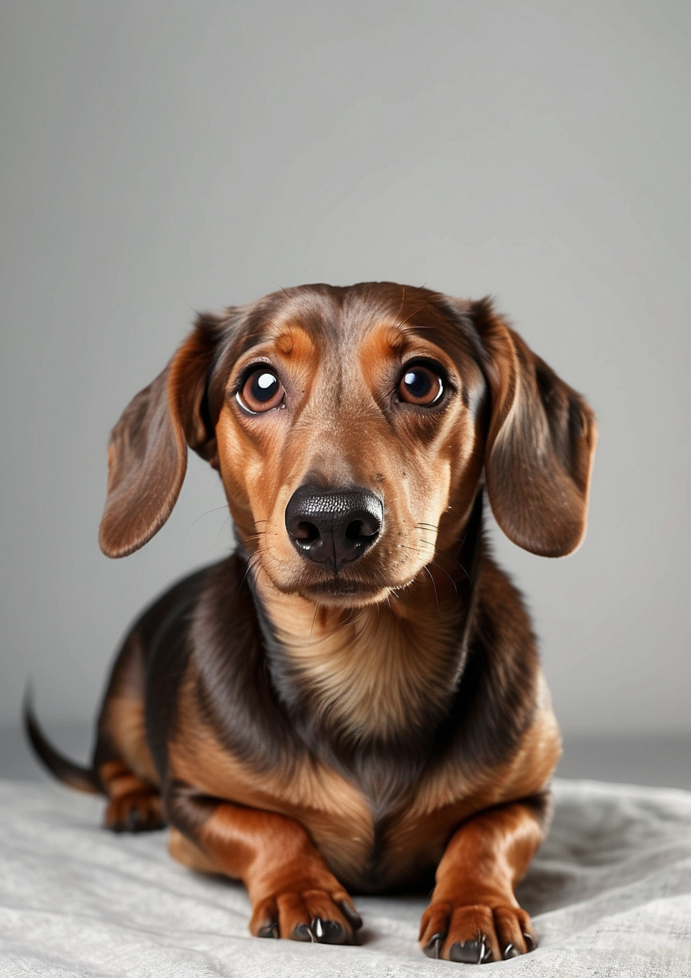 Sticker Sheet / Greeting Card – Dachshund Background For Journaling Full Cat. No. 5286