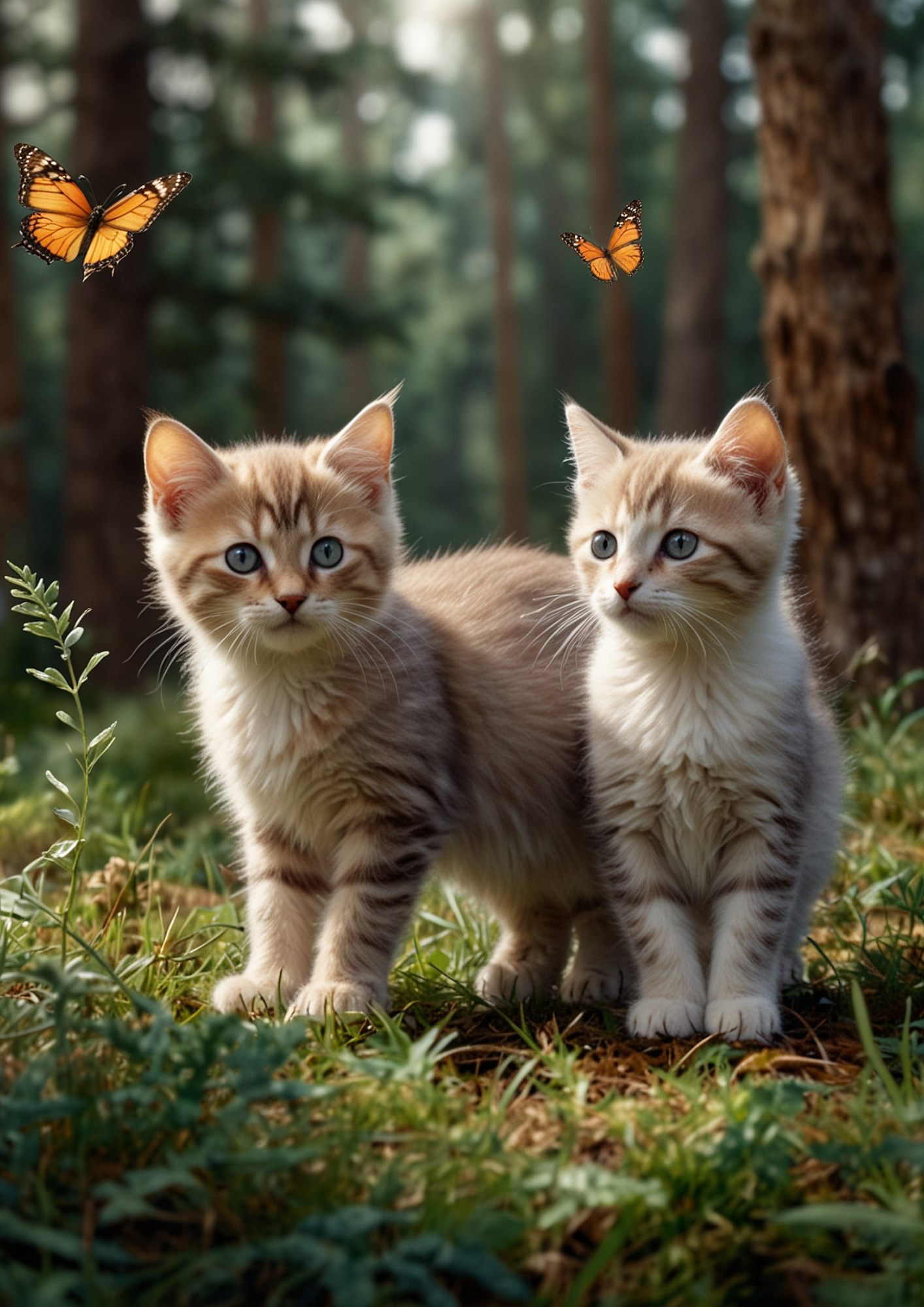 Sticker Sheet / Greeting Card – Cats Full Cat. No. 5335