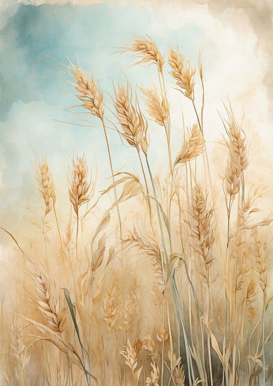 Sticker Sheet / Greeting Card – Wheat Full Cat. No. 5336