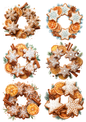 Sticker Sheet / Greeting Card – Christmas Cookies Collage Cat. No. 5371