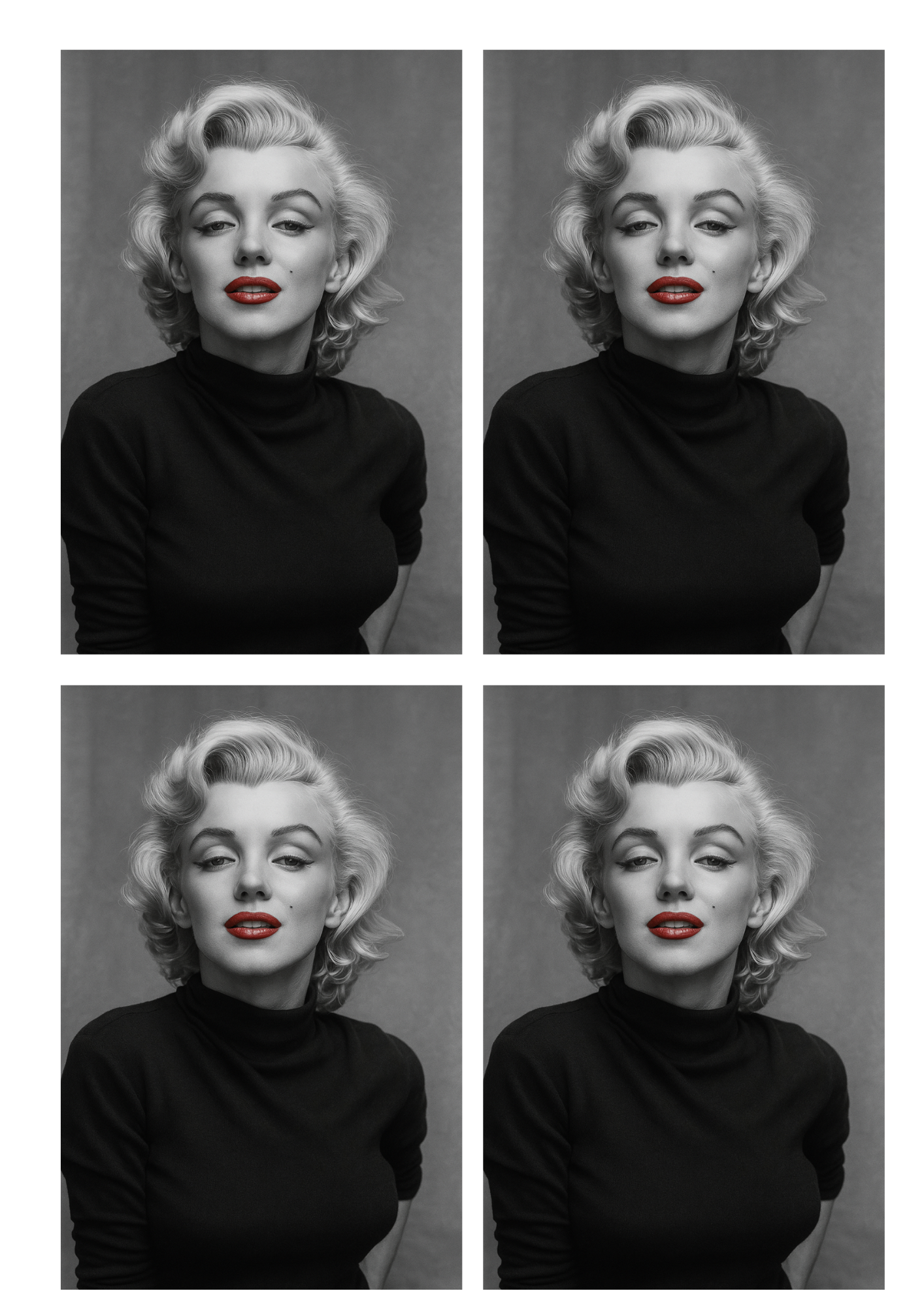Sticker Sheet / Greeting Card – Marilyn Monroe Collage Cat. No. 5392