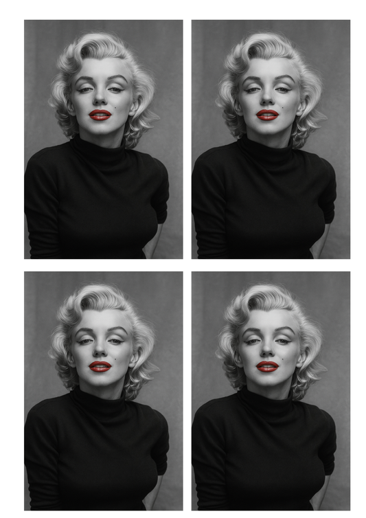 Sticker Sheet / Greeting Card – Marilyn Monroe Collage Cat. No. 5392