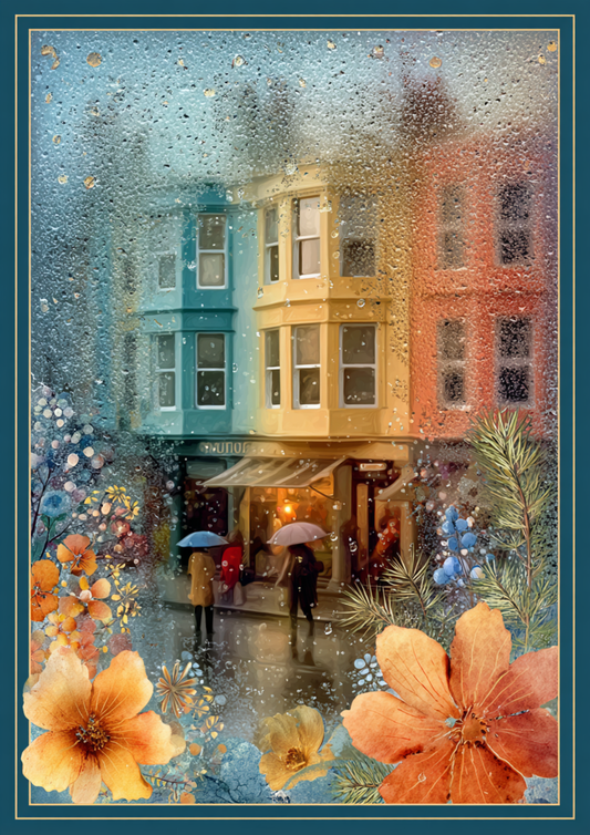 Sticker Sheet / Greeting Card – Christmas Window Full Cat. No. 5398