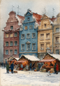 Sticker Sheet / Greeting Card – Winter City Full Cat. No. 5432