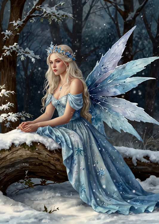 Sticker Sheet / Greeting Card – Winter Forest Fairy Full Cat. No. 5451