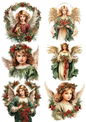 Sticker Sheet / Greeting Card – Angels Collage Cat. No. 5591