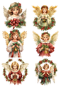 Sticker Sheet / Greeting Card – Angels Collage Cat. No. 5592