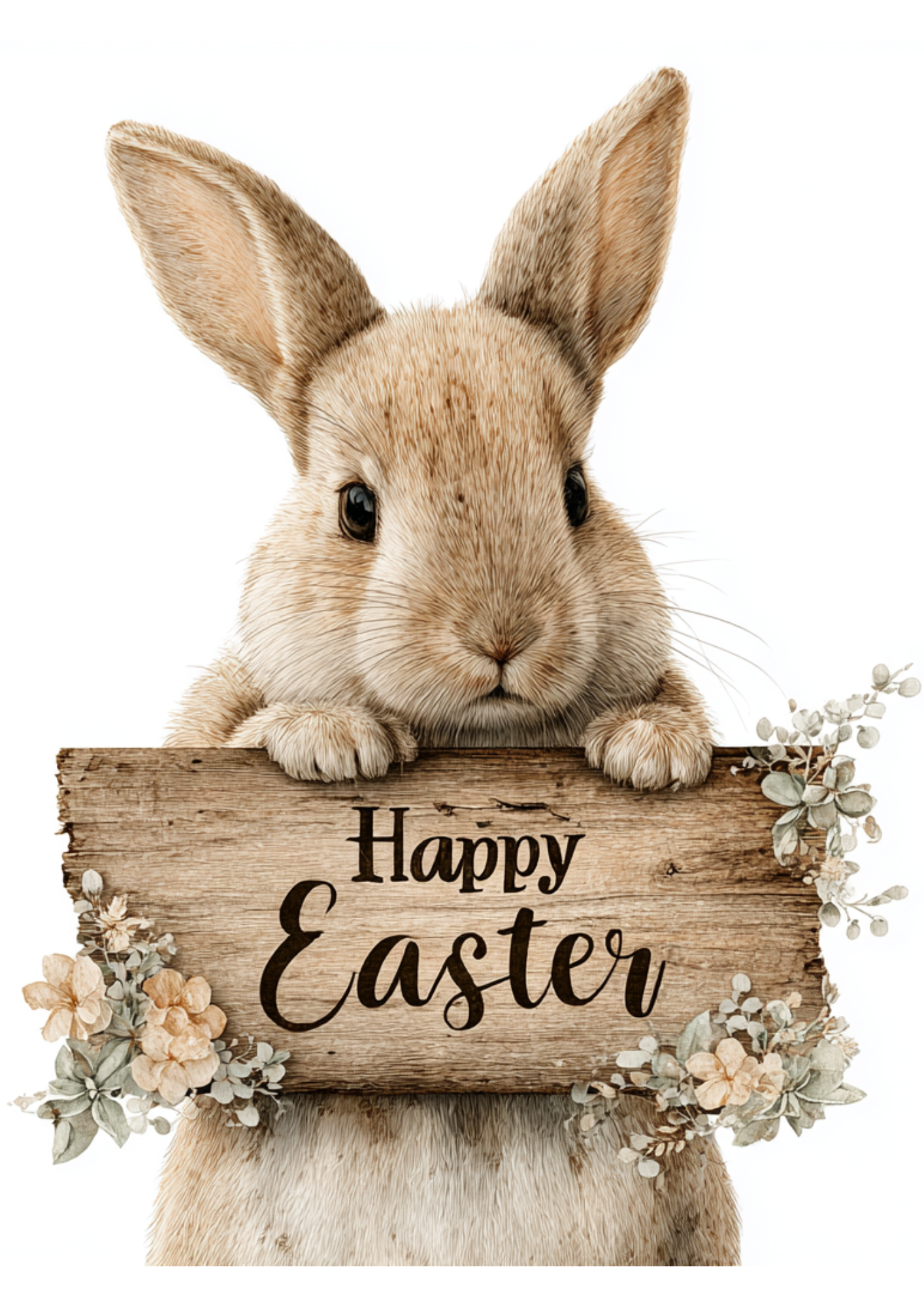 Sticker Sheet / Greeting Card – Easter Bunny Full Cat. No. 5670
