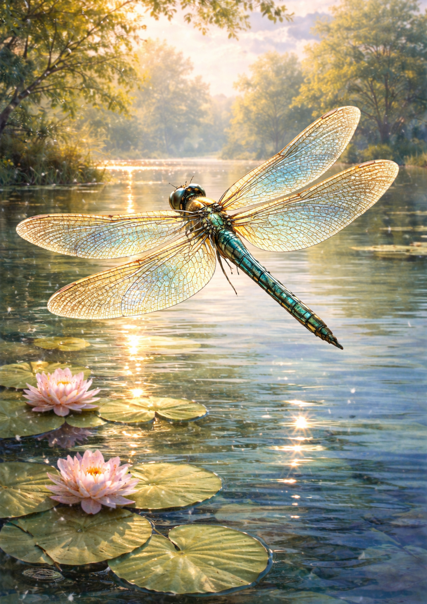 Sticker Sheet / Greeting Card – Dragonfly Full Cat. No. 5725