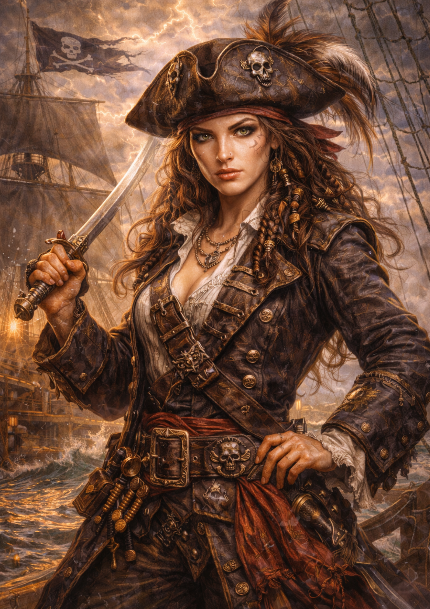 Sticker Sheet / Greeting Card – Pirate Full Cat. No. 5730