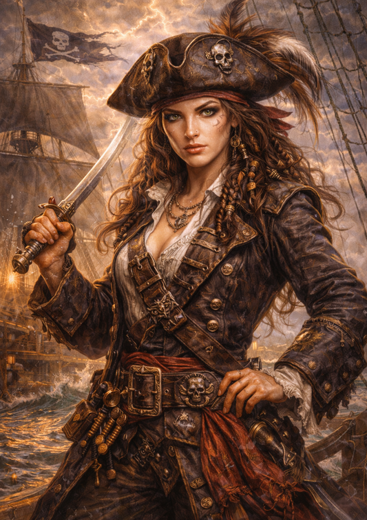 Sticker Sheet / Greeting Card – Pirate Full Cat. No. 5730