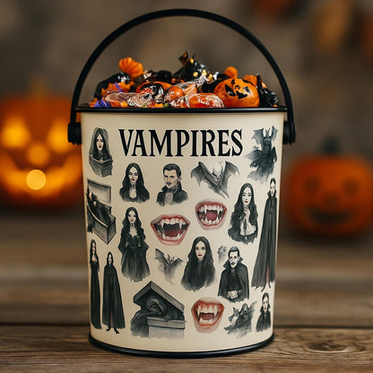 Watercolor Vampire Clipart Bundle: 30 PNG, Halloween Graphics (4096x4096 px, 300 DPI)