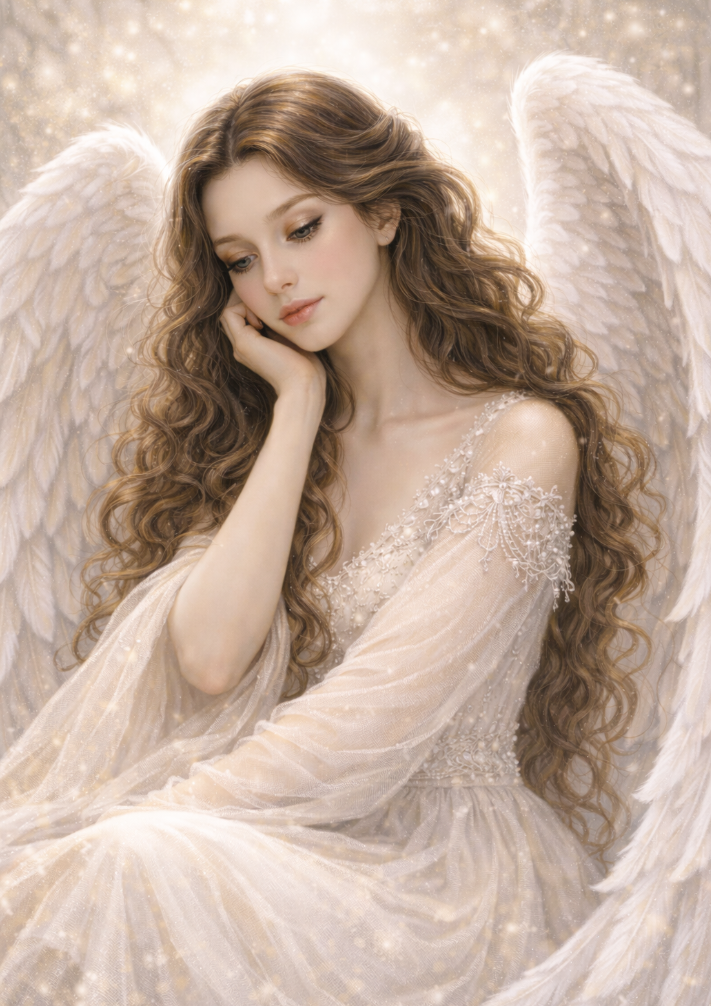 Sticker Sheet / Greeting Card – Angel Full Cat. No. 8373