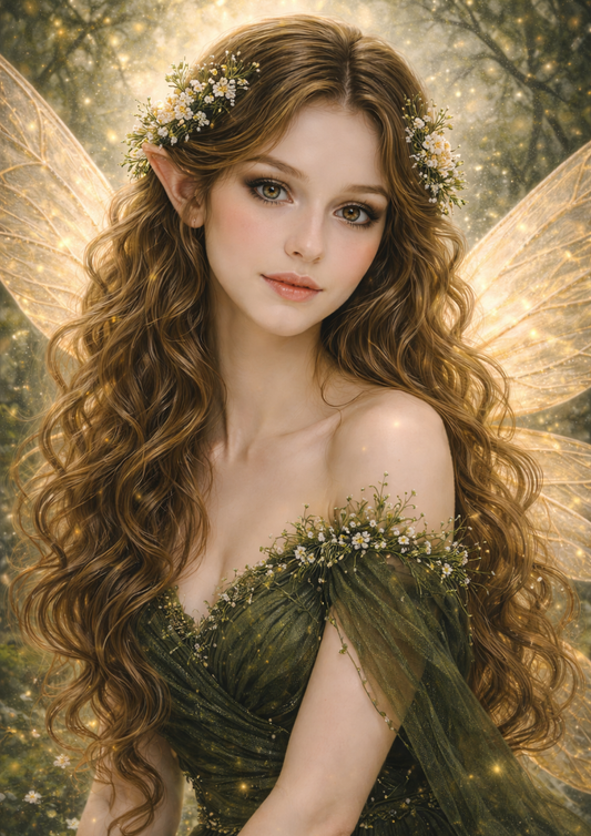 Sticker Sheet / Greeting Card – Fairy Full Cat. No. 8379