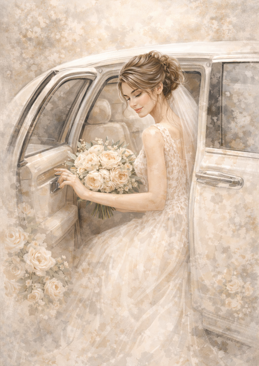 Sticker Sheet / Greeting Card – Bride Full Cat. No. 8463