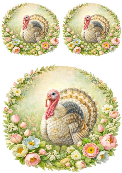 Sticker Sheet / Greeting Card – Turkey Collage Cat. No. 8516