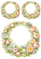 Sticker Sheet / Greeting Card – Wreath Collage Cat. No. 8518