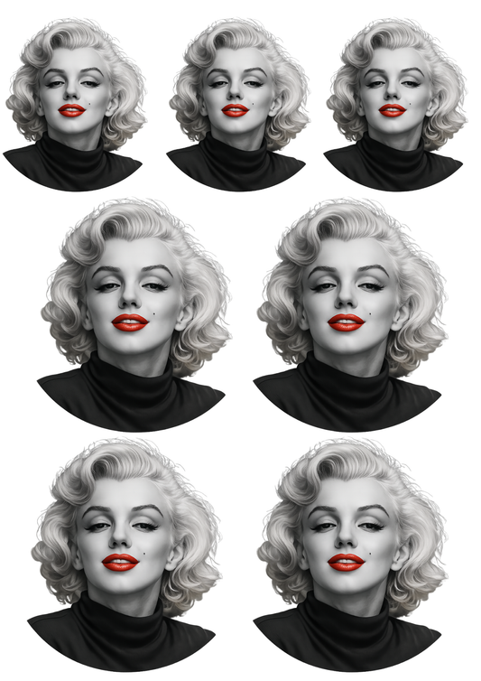 Sticker Sheet / Greeting Card – Marilyn Monroe Collage Cat. No. 8527