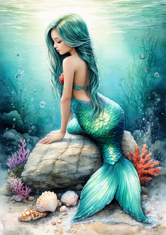 Sticker Sheet / Greeting Card – The Little Mermaid Full Cat. No. 8562
