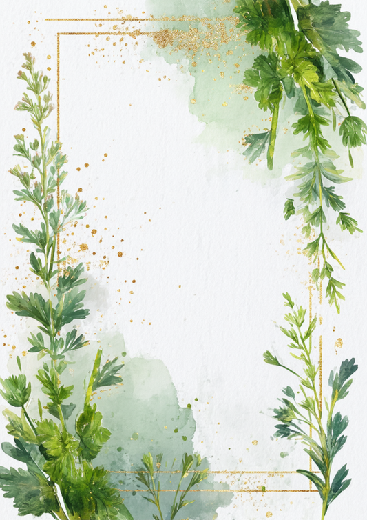 Sticker Sheet / Greeting Card – Herbs Journaling Page Full Cat. No. 8639